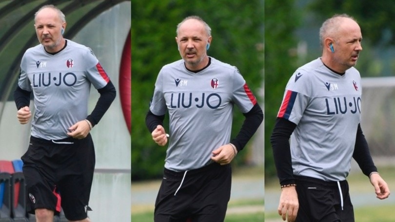 Mihajlovic va di corsa: allenamento sul campo del Bologna