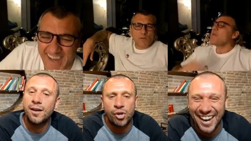 Cassano a Vieri: "Chiellini? Ho enorme rispetto per lui. Balotelli un bambino"