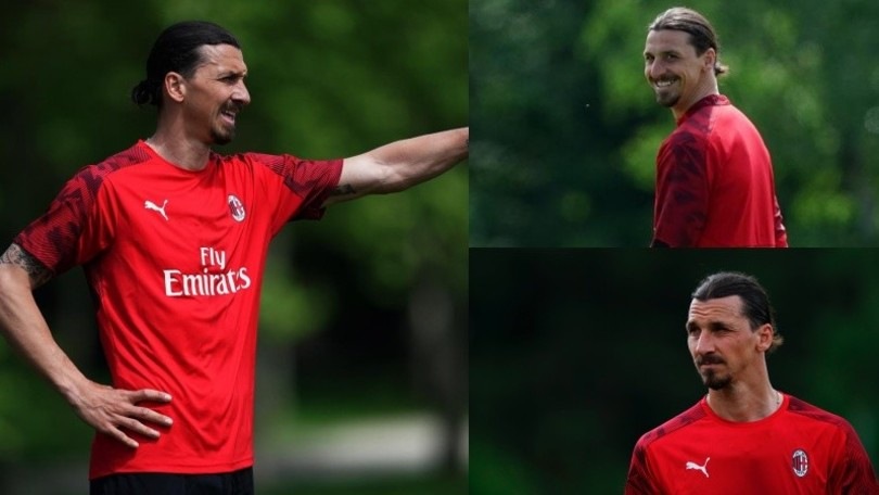 Milan, allenamenti... con Ibrahimovic in campo!