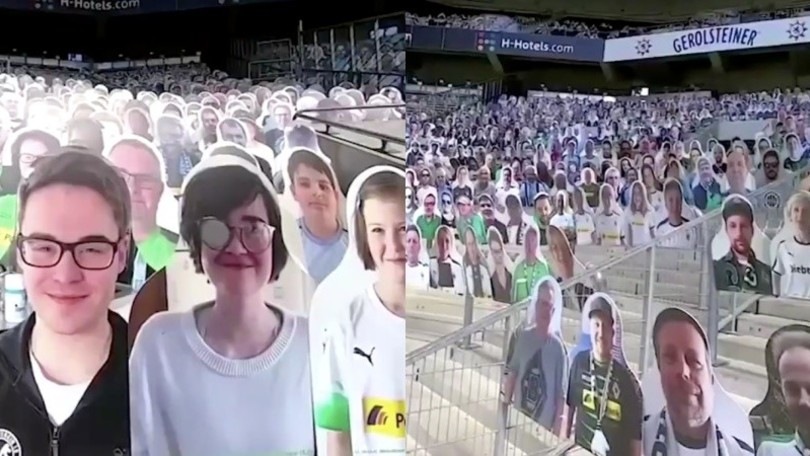 Bundesliga, l'idea del B. Mönchengaldbach: lo stadio con i tifosi di cartone!