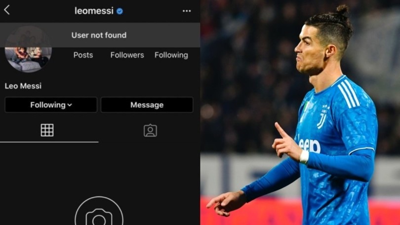 Messi sparisce da Instagram. Ironia sui social: “Colpa di Ronaldo”