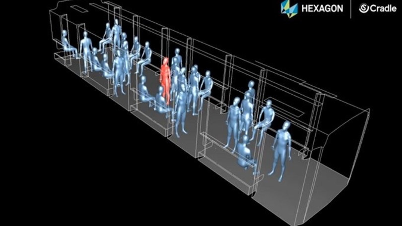 Coronavirus, simulazione di contagio in metro