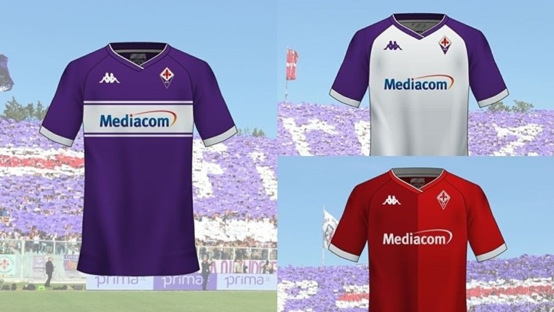 Fiorentina, sul web le immagini delle maglie 2020-2021
