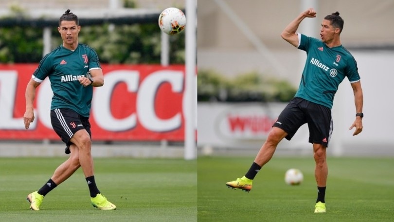 Juve, Ronaldo show: “siuuu” anche in allenamento!