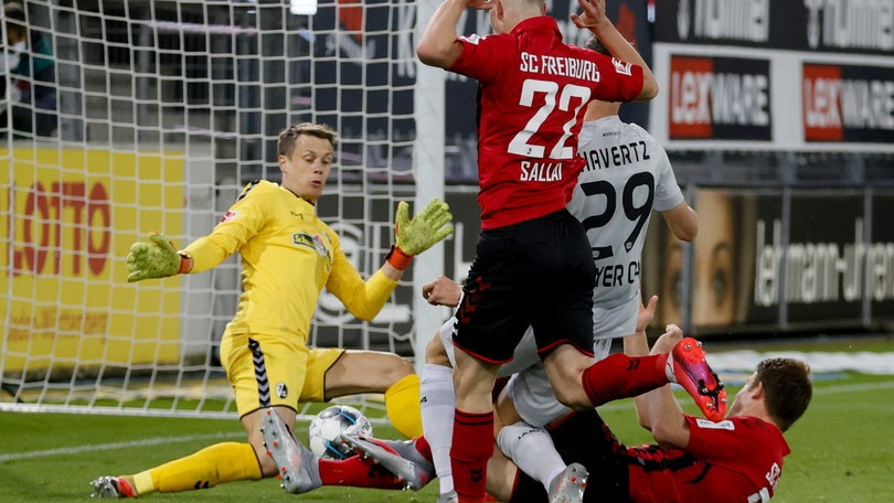 Bundesliga, Friburgo-Bayer Leverkusen 0-1: Grifo ko, segna Havertz