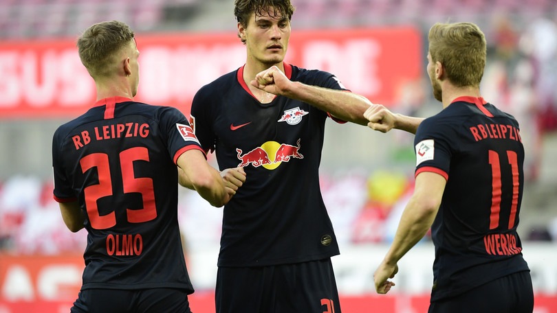 Bundesliga, Colonia-Lipsia 2-4: in gol Schick, Werner e Olmo