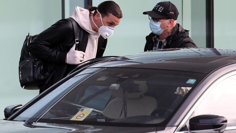 Milan, Ibrahimovic è tornato in Italia