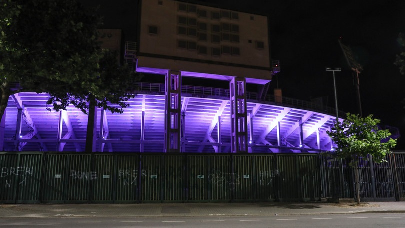 Fiorentina, lo stadio Franchi in viola per Commisso
