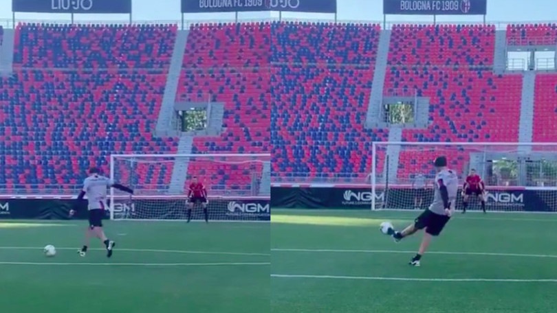 Bologna, Mihajlovic scalda il portiere per la sfida alla Juve