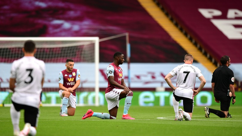 Aston Villa-Sheffield, la Premier riparte con l’omaggio a George Floyd
