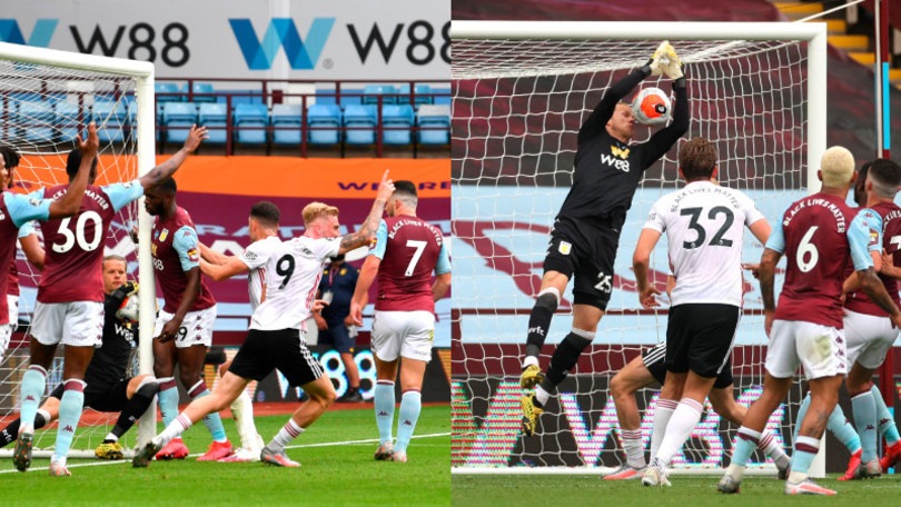 Clamoroso in Aston Villa-Sheffield United, goal line in tilt