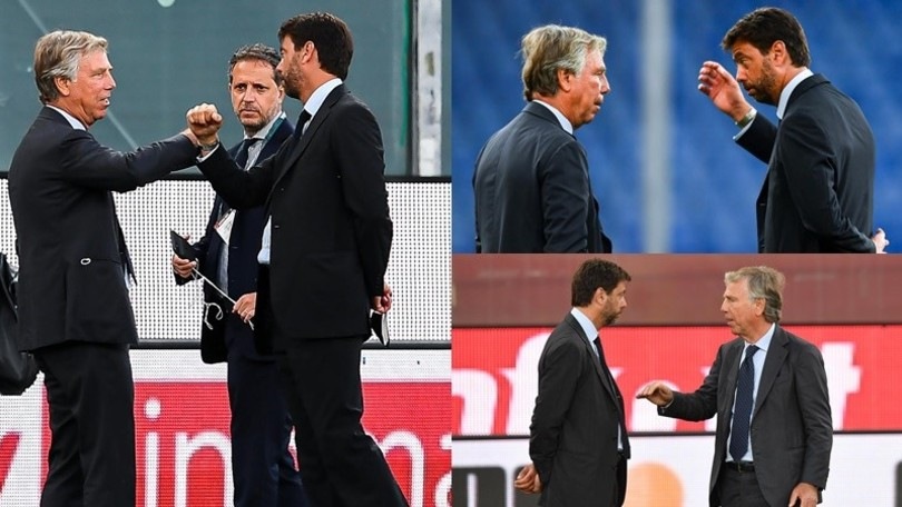 Agnelli-Preziosi, fitto colloquio prima di Genoa-Juve