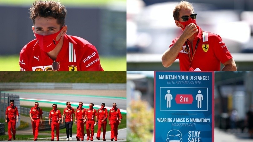 F1, si riparte dall'Austria: Vettel e Leclerc sulla pista con la mascherina