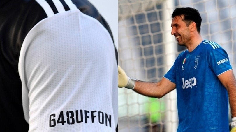 Buffon, ecco la maglia speciale che gli ha dedicato la Juve nel derby