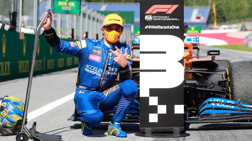 Gp Austria, Norris: "Grandi passi avanti della McLaren"