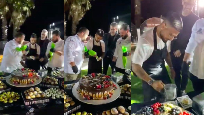 Napoli, Insigne 'pasticciere' per una sera