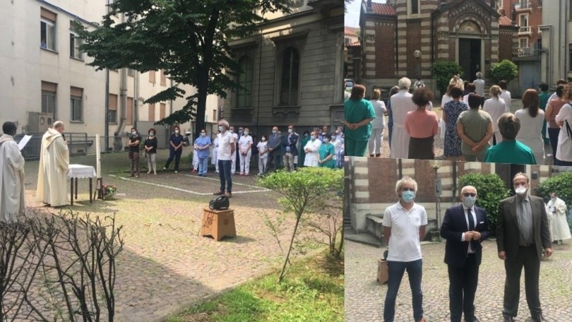 Torino, il ringraziamento ai medici che hanno lottato contro il Coronavirus