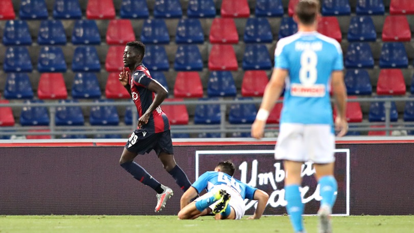 Bologna-Napoli 1-1, il tabellino