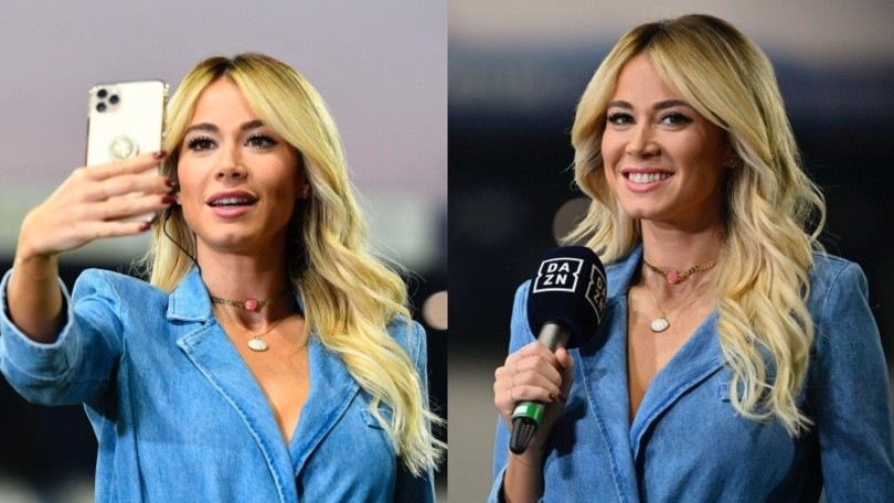Diletta Leotta dà spettacolo: selfie e nuovo look per Spal-Inter