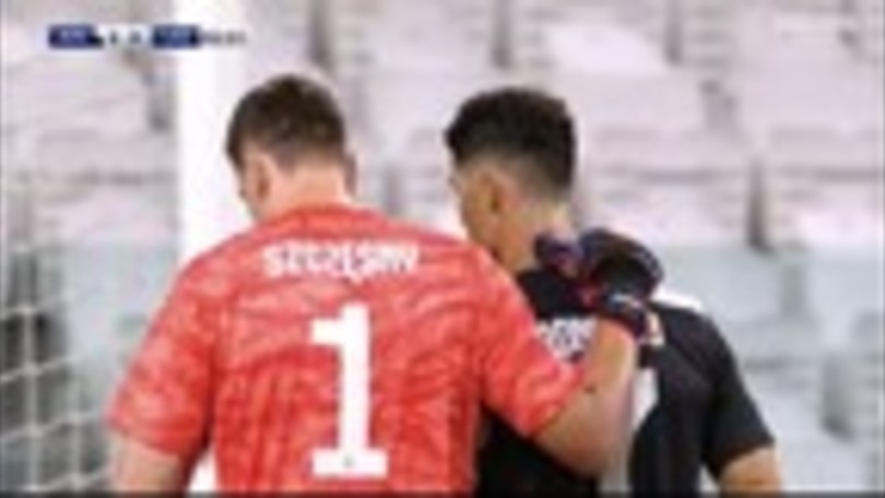 Cristiano Ronaldo show: indovina anche l'angolo del rigore di Immobile