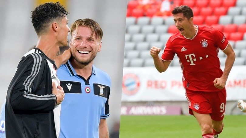 Ronaldo e Immobile volano: sfida a Lewandowski per la Scarpa d'Oro