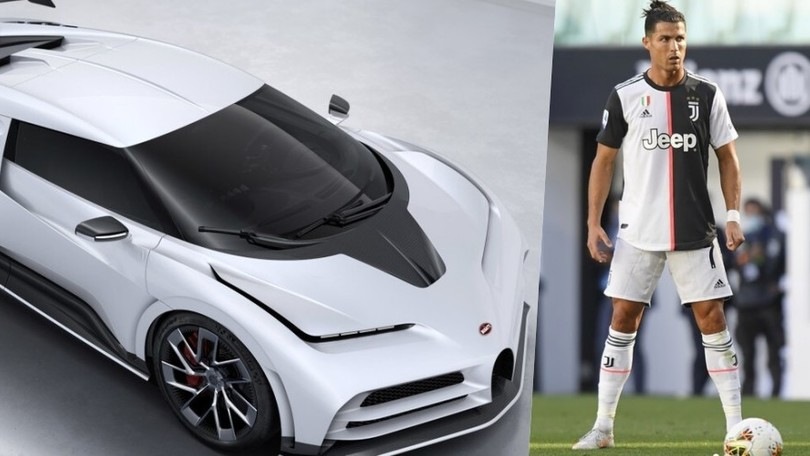 CR7, una Bugatti Centodieci per festeggiare lo scudetto