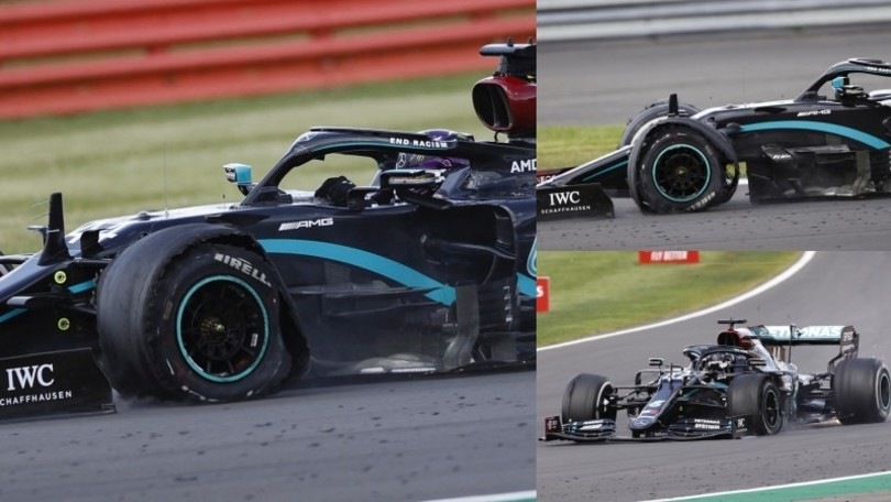 Incredibile Hamilton: vince anche su tre ruote