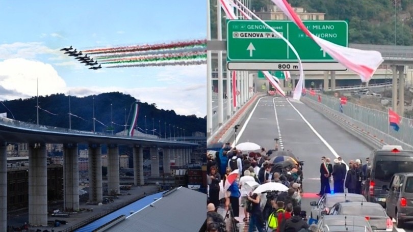 Nuovo ponte di Genova, via all'inaugurazione
