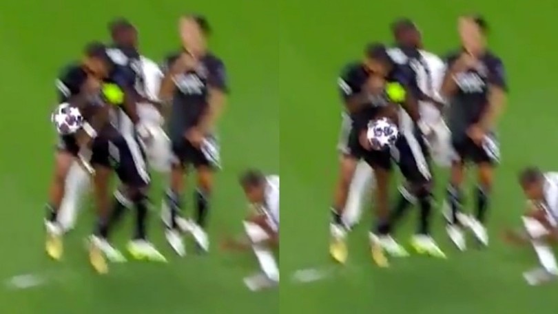 Il rigore dato alla Juve: la fotosequenza