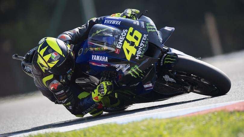 Gp Brno, Valentino Rossi quasi sul podio: vince Binder, Morbidelli 2°