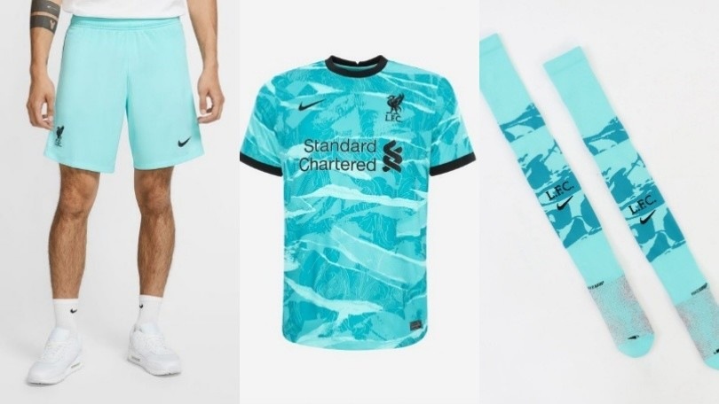 Liverpool, è azzurra la seconda maglia 2020-21