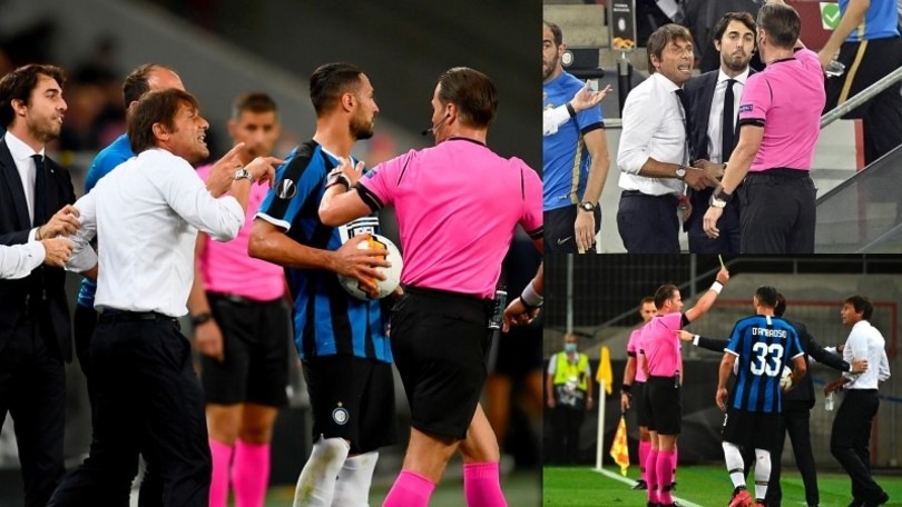 Inter, furia Conte: litiga con Banega e si becca il giallo