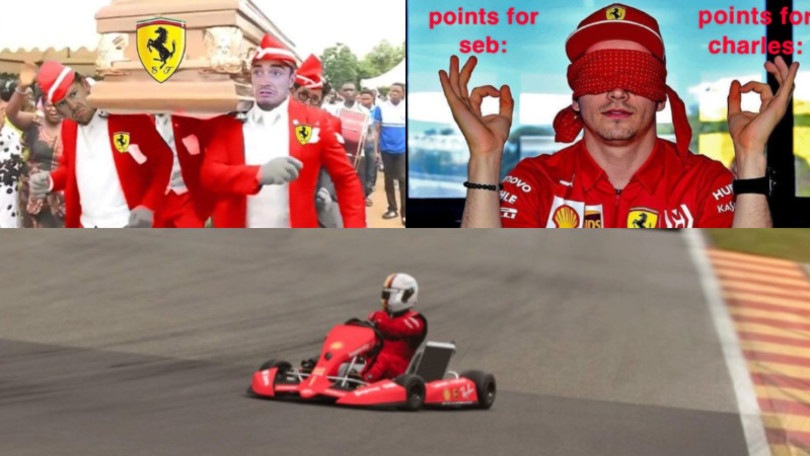 Ferrari da incubo a Monza: le reazioni social
