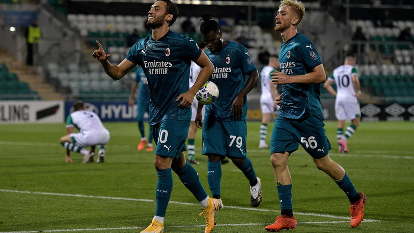 Shamrock Rovers-Milan 0-2, il tabellino