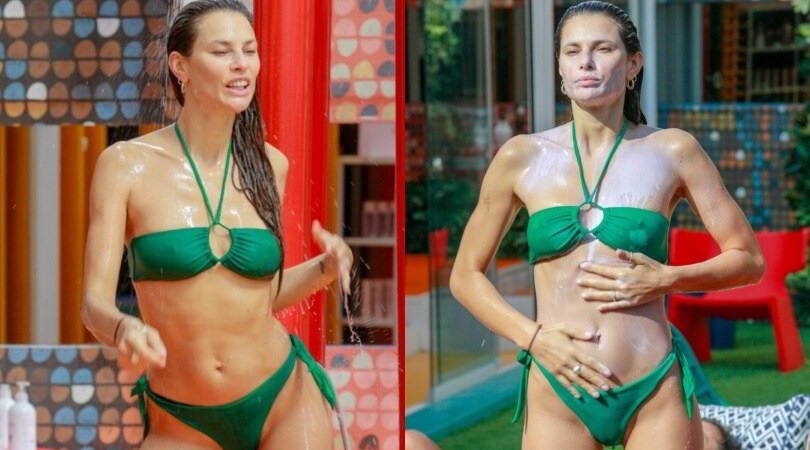 Dayane Mello sotto la doccia scalda il GF Vip