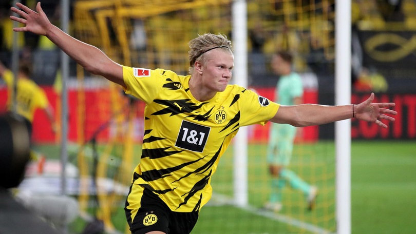 Bundesliga, doppietta di Haaland: buona la prima per il Borussia Dortmund