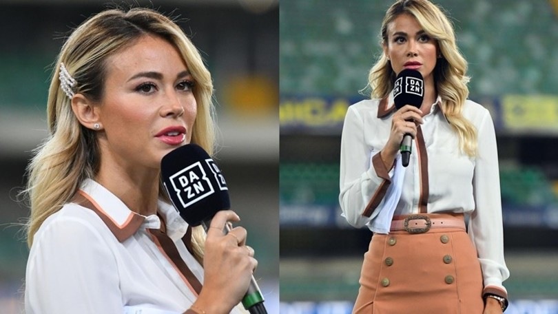 Diletta Leotta, che eleganza per Verona-Roma!