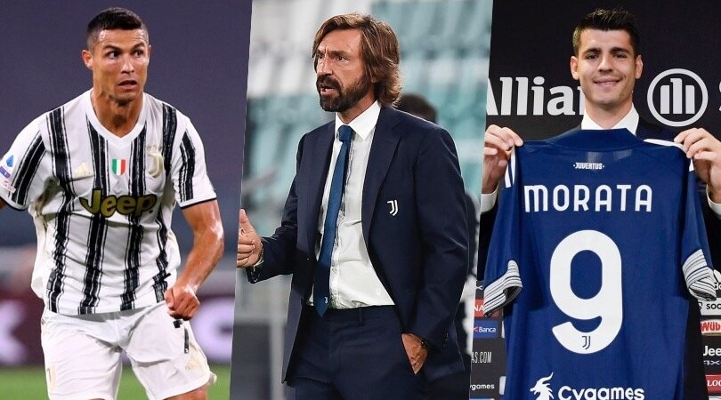 Roma-Juve, la probabile formazione di Pirlo: Ronaldo più Morata
