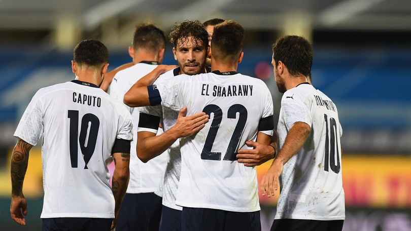 Italia-Moldova 6-0: doppietta El Shaarawy, primi gol di Berardi e Caputo