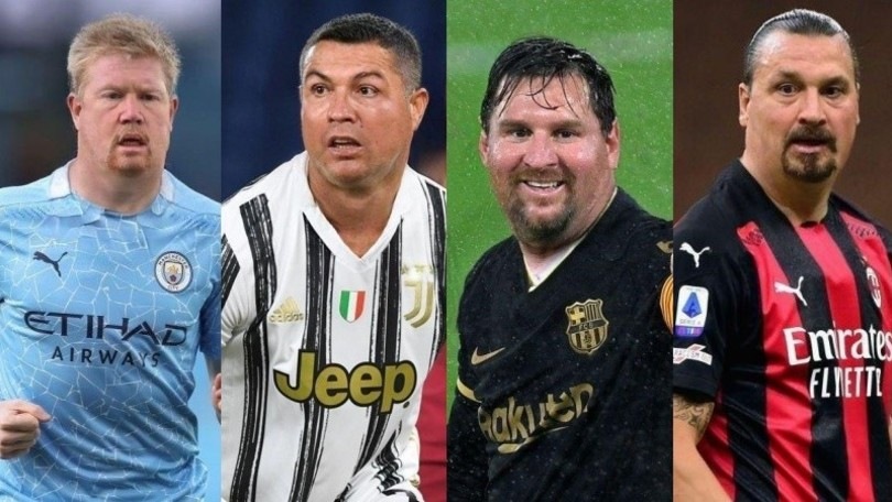 I giocatori in sovrappeso: da Ronaldo a Ibra, ecco come sarebbero
