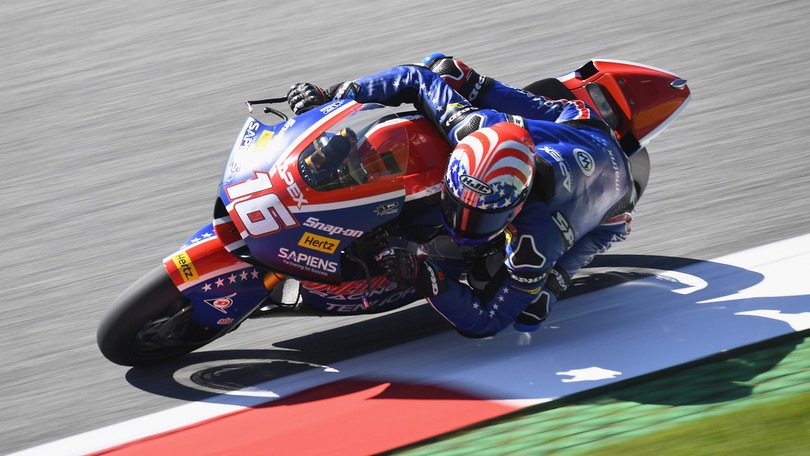 GP Francia, Joe Roberts in pole in Moto2: seconda fila per Bezzecchi e Marini