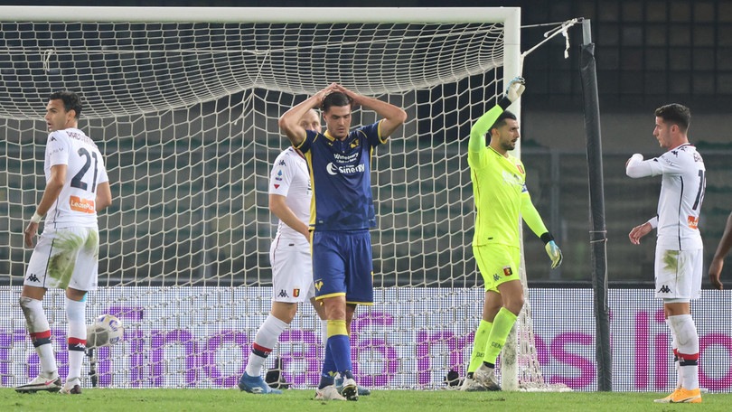 Verona-Genoa 0-0: Maran ferma Juric