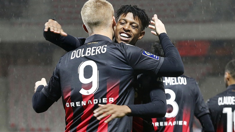 Ligue 1: goleada del Lione di De Sciglio, pari tra Nizza e Lille