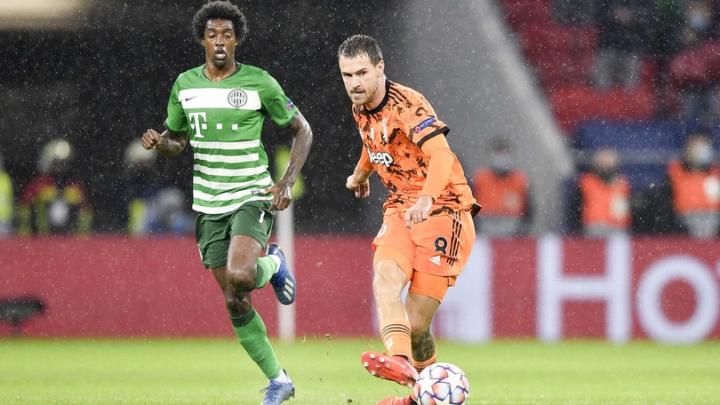 Ramsey, infortunio in Champions: ko in Ferencvaros-Juve