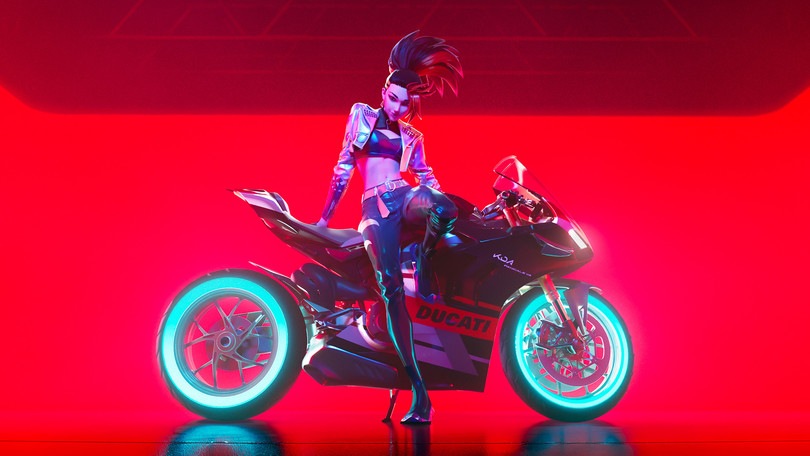 Ducati e Riot Games presentano la nuova Panigale con le K/DA