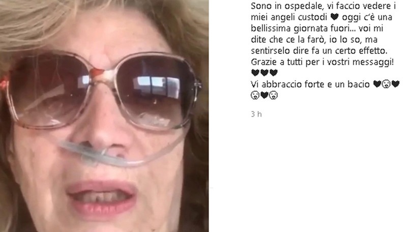 Coronavirus, Iva Zanicchi ricoverata in ospedale