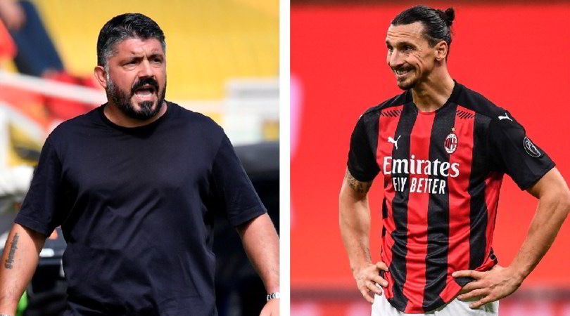 Verso Napoli-Milan: Gattuso-Ibrahimovic, gemelli diversi