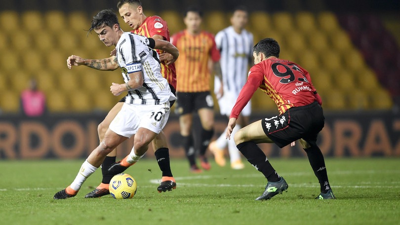 Benevento-Juventus 1-1, il tabellino