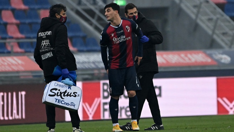Bologna, risentimento alla coscia per Orsolini