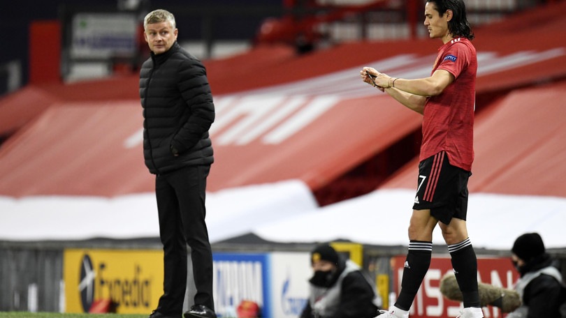 Solskjaer avverte Cavani: "Deve essere sempre pronto. Impari da me"